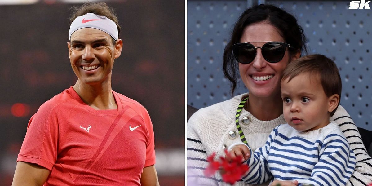 In Pictures: Rafael Nadal and baby son's identical excited reactions ...