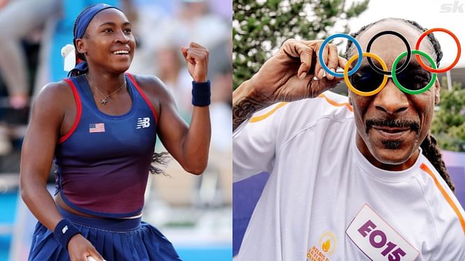 "I win the pin game" - Coco Gauff's palpable excitement on display as she shows off custom Olympic themed gift from Snoop Dogg