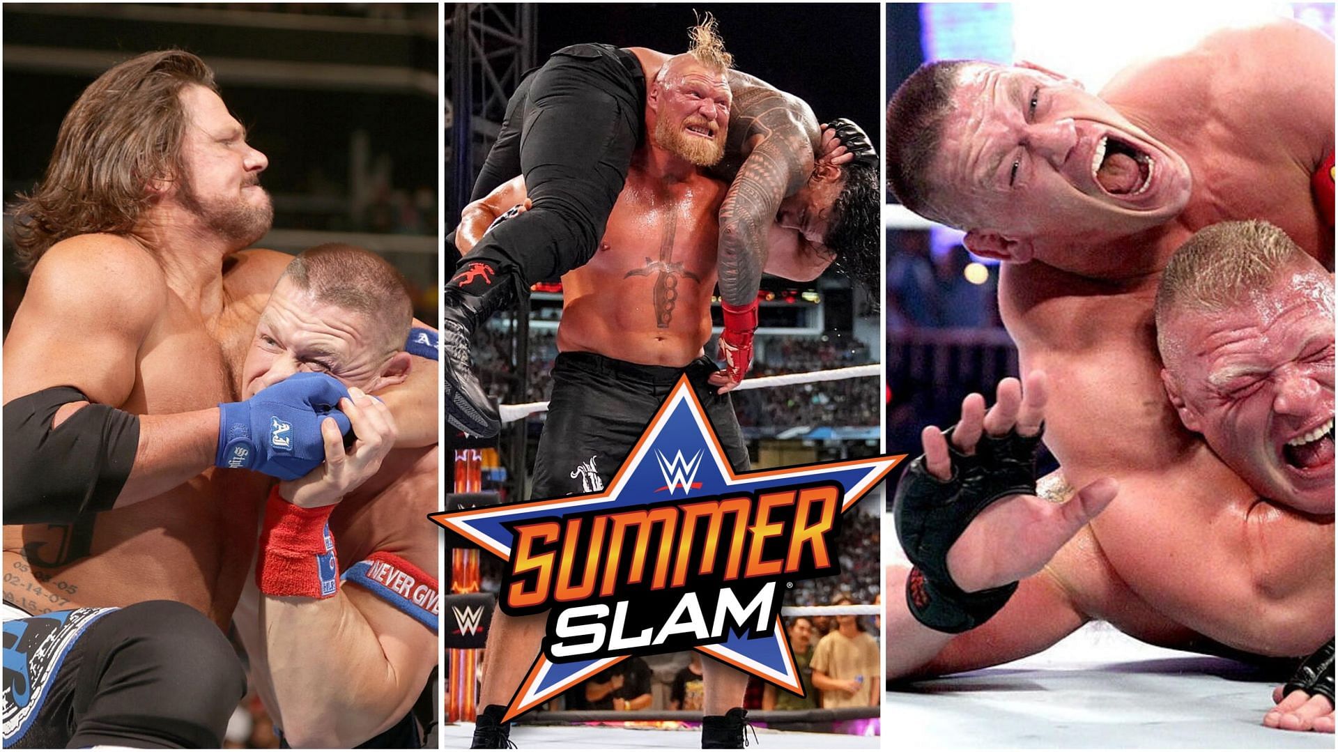 AJ Styles, John Cena Brock Lesnar