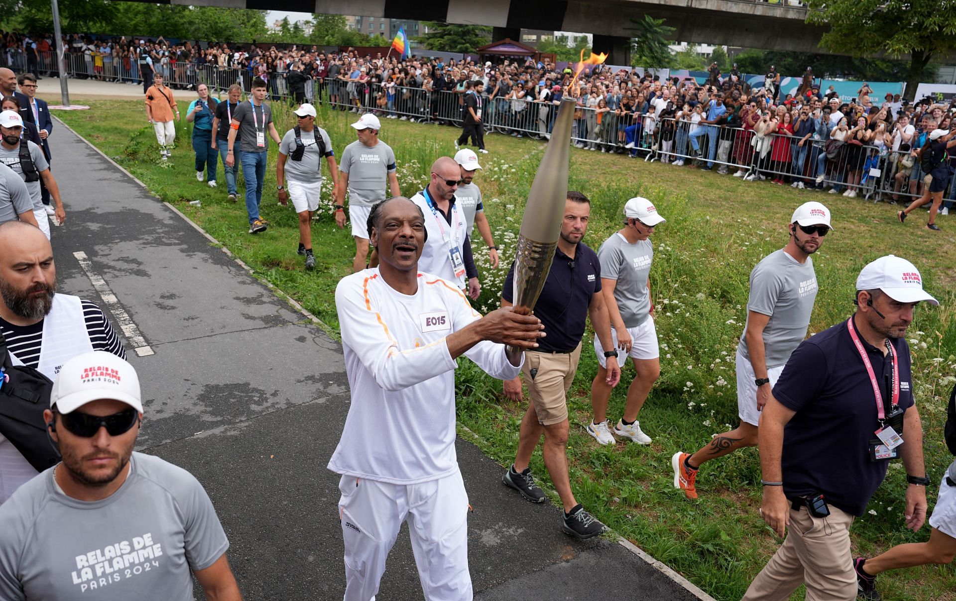 Paris 2024 - Torch relay - Source: Getty (Photo by Marcus Brandt/picture alliance via Getty Images)