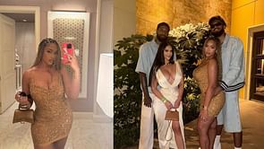 In Photos: Karl-Anthony Towns' girlfriend Jordyn Woods shares pictures with power couple Paul George and Daniela Rajic from Vegas trip