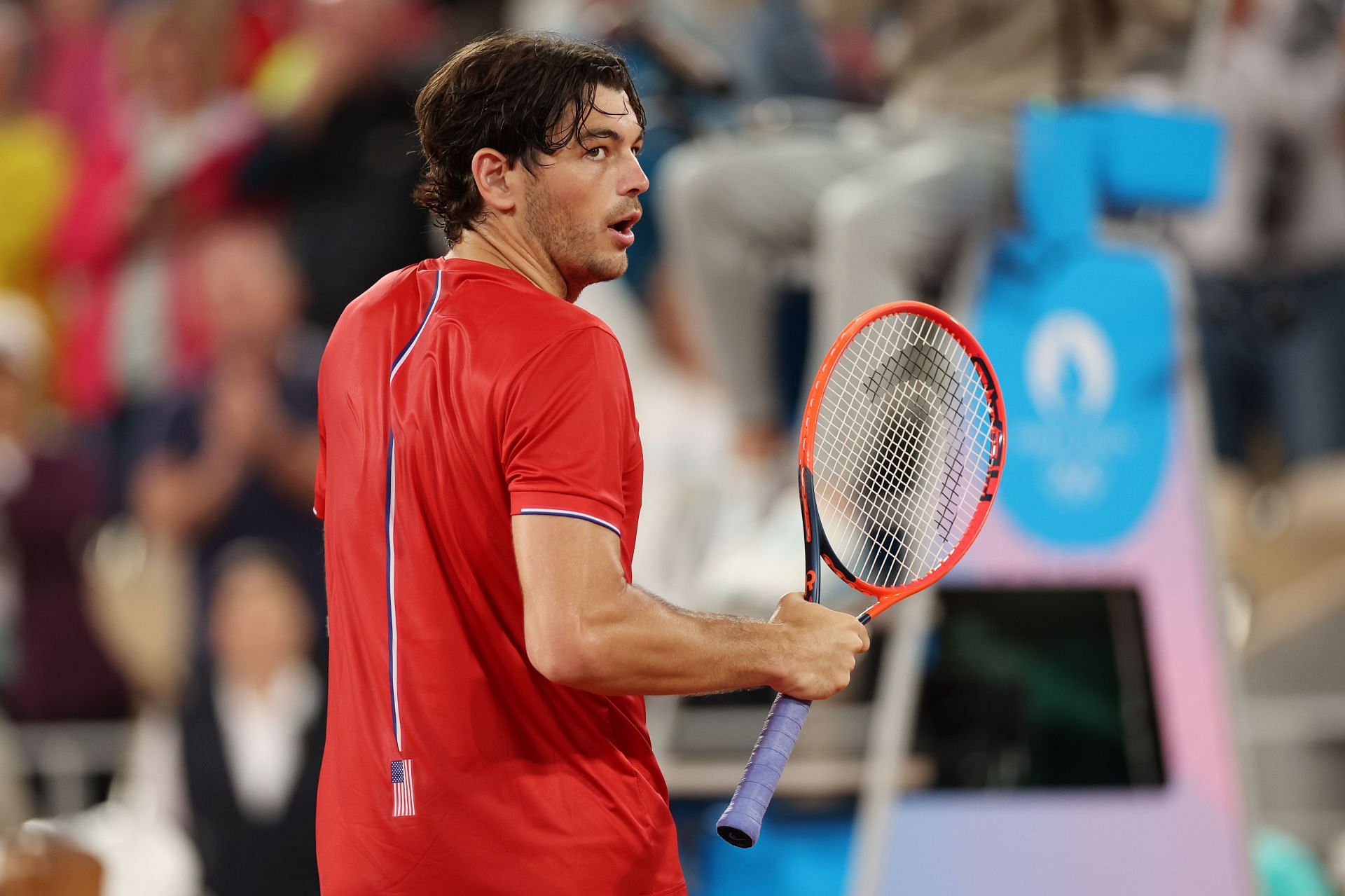 Taylor Fritz at the Paris Olympics 2024. (Photo: Getty)