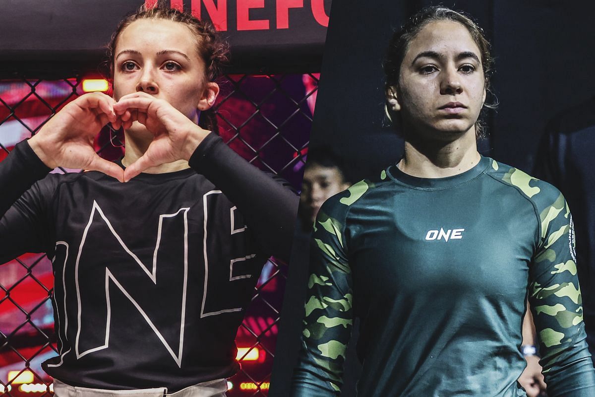 Danielle Kelly (L) and Mayssa Bastos (R) | Image by ONE Championship