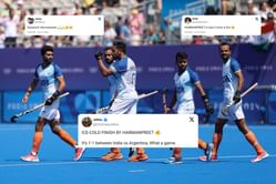 “Ice-cold finish” - Netizens react as Harmanpreet Singh's late goal rescues India against Argentina at Paris 2024 Olympics