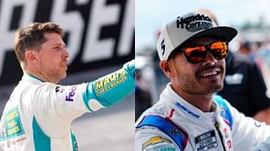 Denny Hamlin comments on relationship with Kyle Larson amid ongoing racetrack rivalry - "It has its own ups and downs"