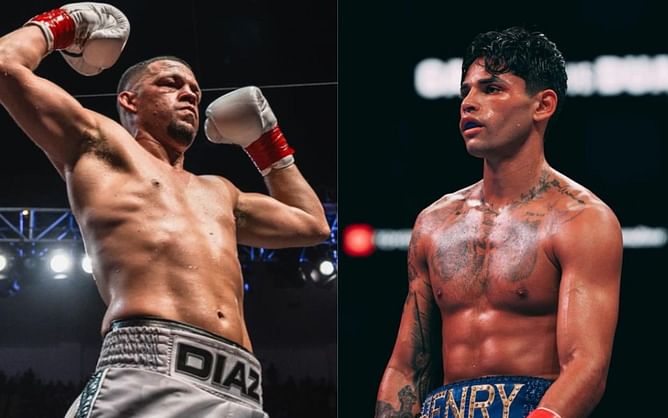 "She has a huge crush on you" - Nate Diaz's "biggest fan" Ryan Garcia has request for Stockton slugger to make his "aunt's night"
