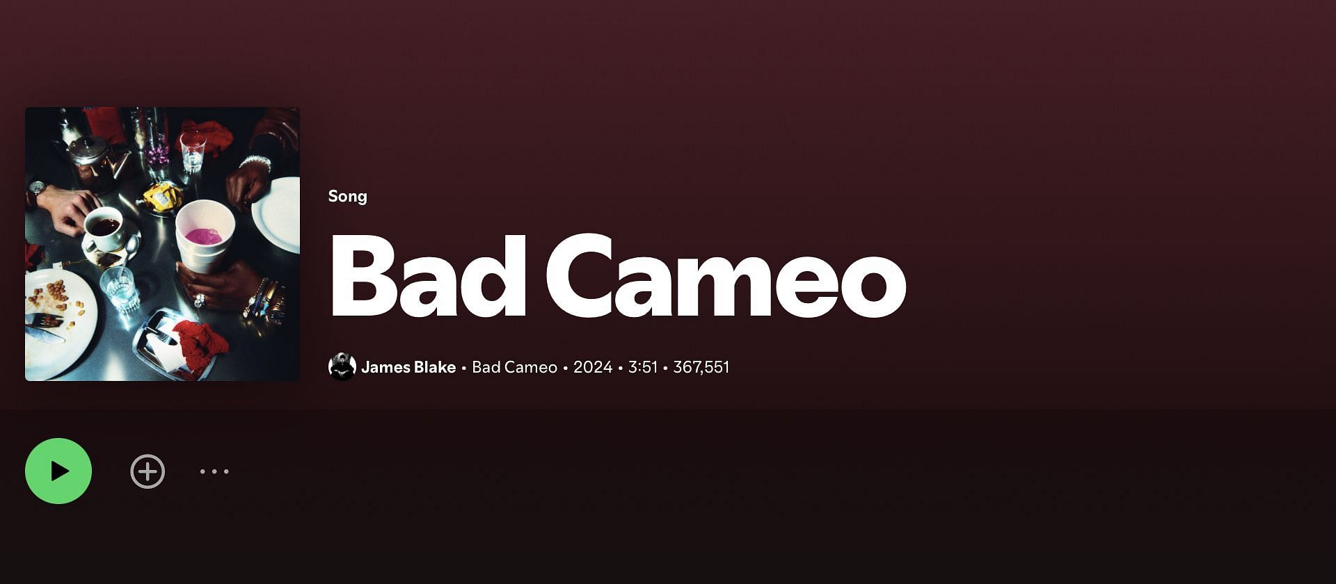 Track 5 of Yachty and Blake&#039;s collaboration album &#039;Bad Cameo&#039; (Image via Spotify)