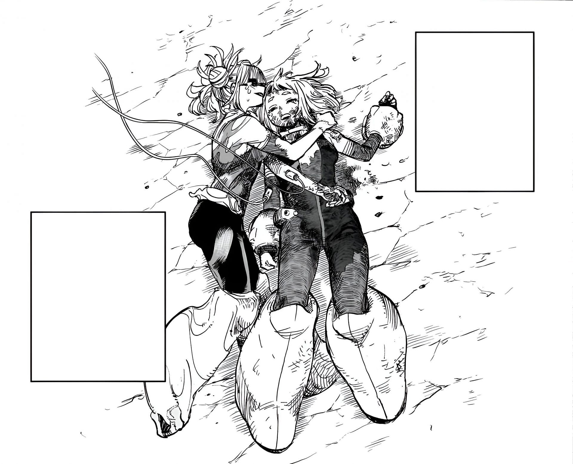 Himiko Toga and Ochako Uraraka as seen in the manga (Image via Shueisha)