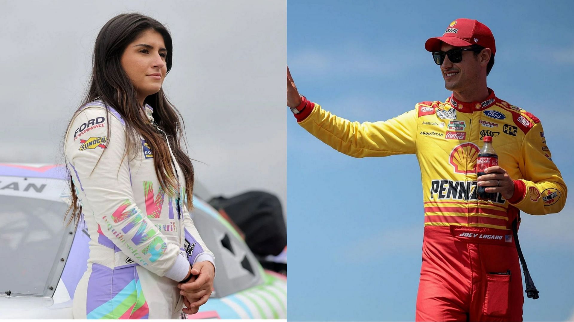 Hailie Deegan, Joey Logano [All images are from Getty]