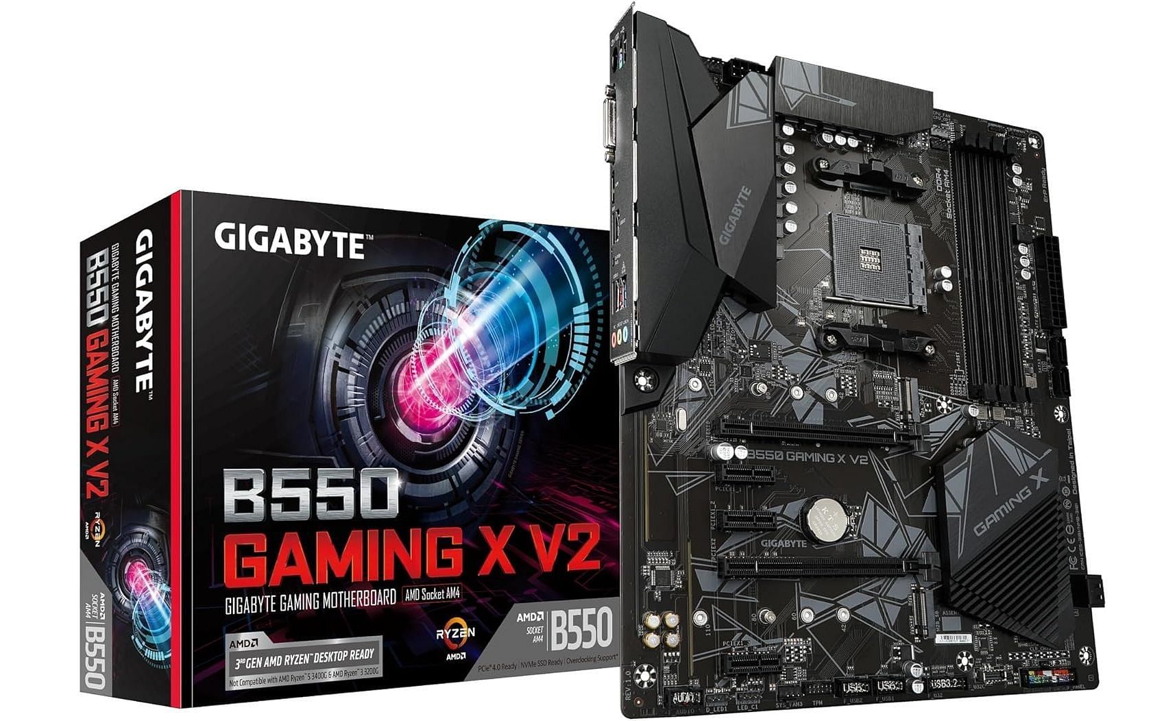 Gigabyte B550 Gaming X V2 motherboard (Image via Gigabyte)