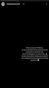 Chelsea Freeman's story (Image source - Chelsea Freeman IG)