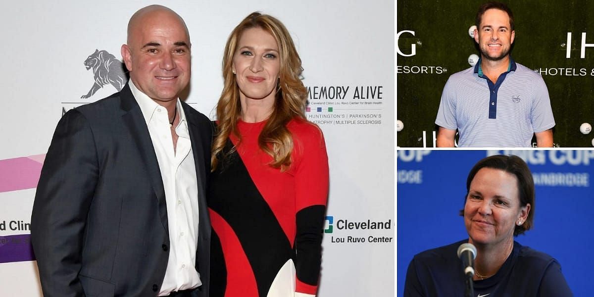 Andre Agassi and Steffi Graf to be joined by other legends for an exhibition match (image source: GETTY)