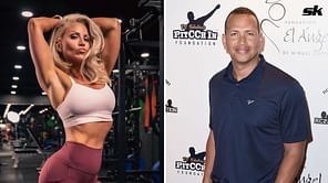 PHOTO: Alex Rodriguez's girlfriend Jaclyn Cordeiro channels "radical self-love" in chic crop top and pink shorts from her own fitness brand
