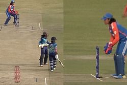 [Watch] Mix-up between Sri Lanka openers sees Vishmi Gunaratne get run out by miles during Women’s Asia Cup final