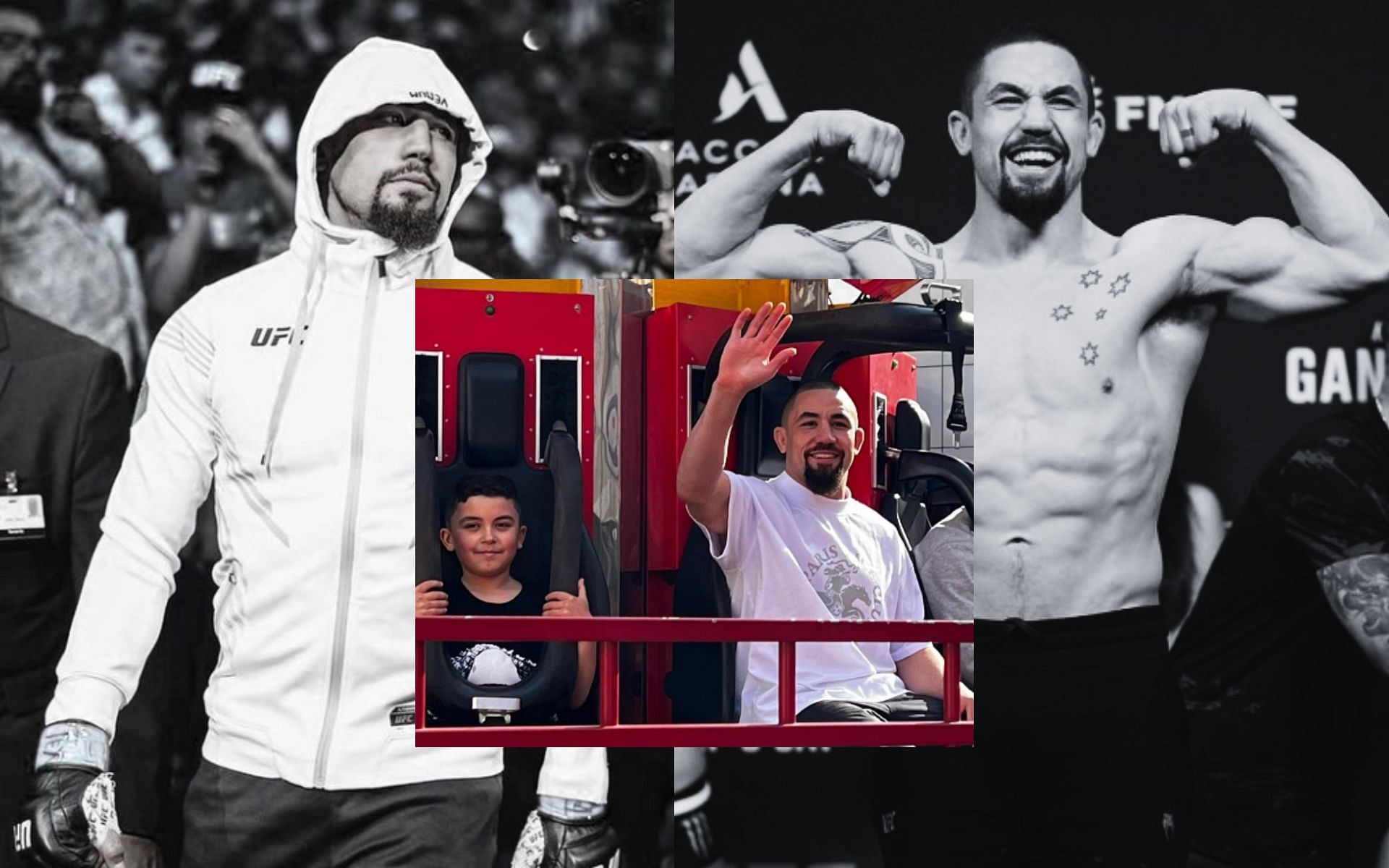 Robert Whittaker shares pictures from family trip [Images courtesy: @robwhittakermma on Instagram]