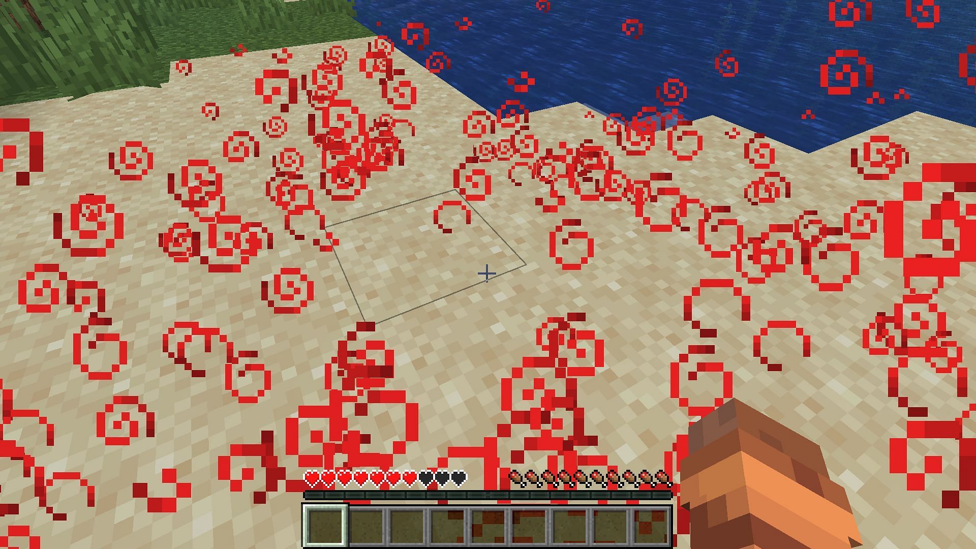 Potions of instant health can quickly restore entire health bars (Image via Mojang)