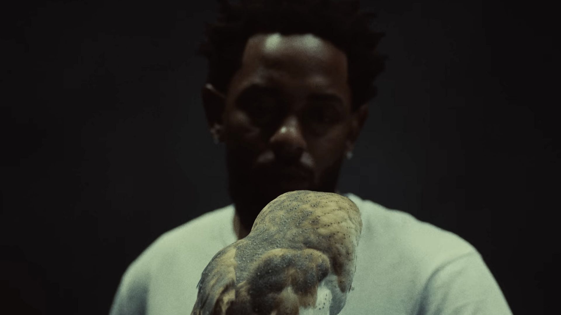 A screenshot from the music video for Kendrick Lamar