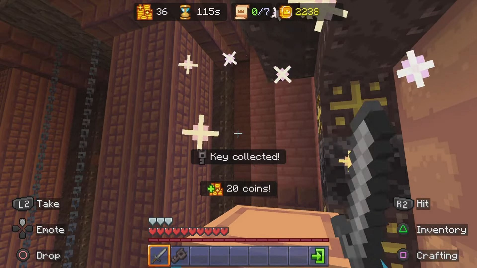 The Netherite Key in this Minecraft minigame is worth finding for massive gold gains (Image via Doctor Wasabi/YouTube)