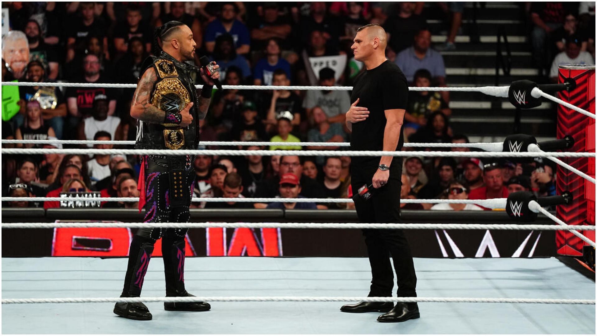 Damian Priest and Gunther on an episode of WWE RAW! [Picture credits - WWE.com]