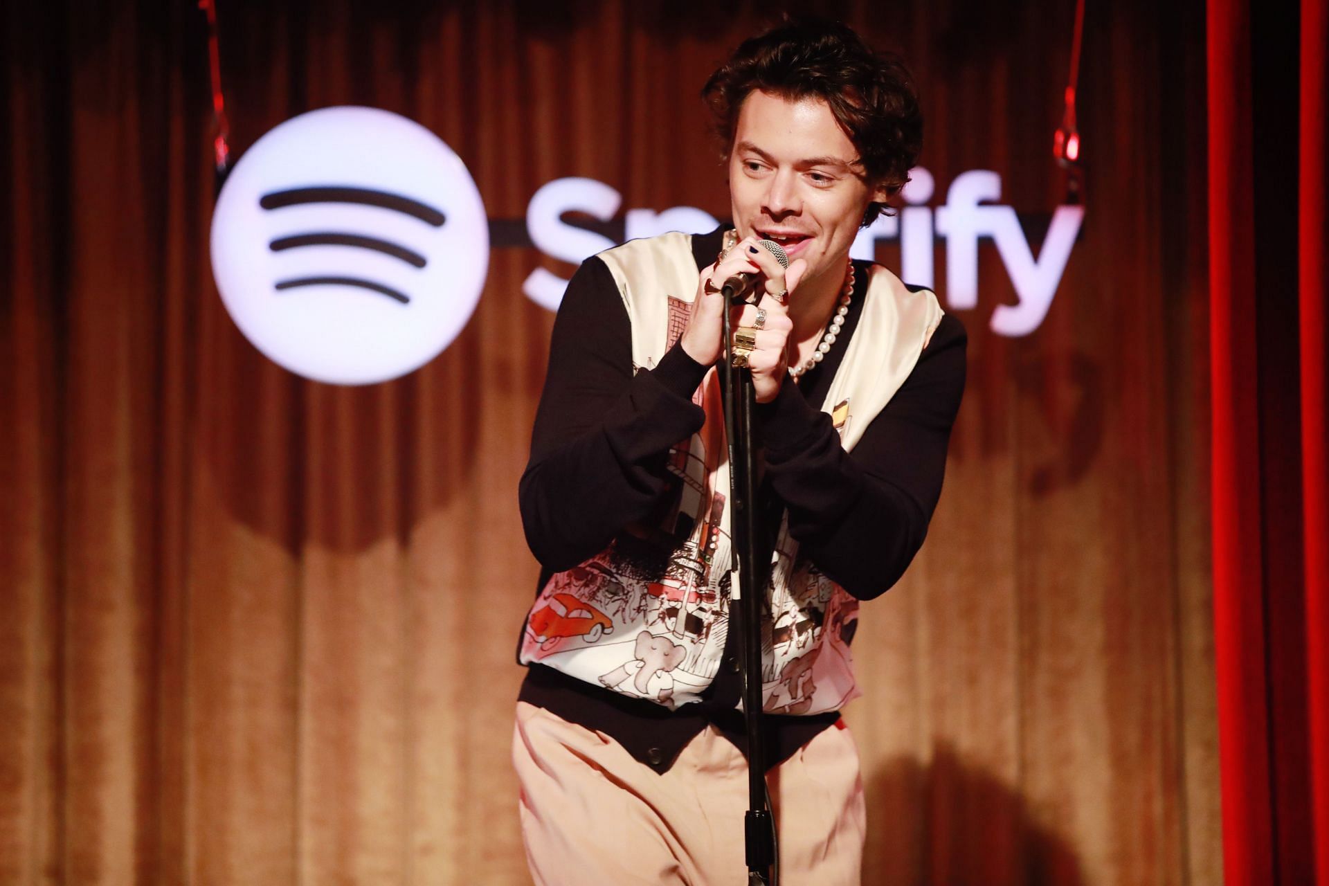 Spotify Celebrates The Launch Of Harry Styles&#039; New Album With Private Listening Session For Fans - Source: Getty. (Photo by Rich Fury/Getty Images for Spotify)