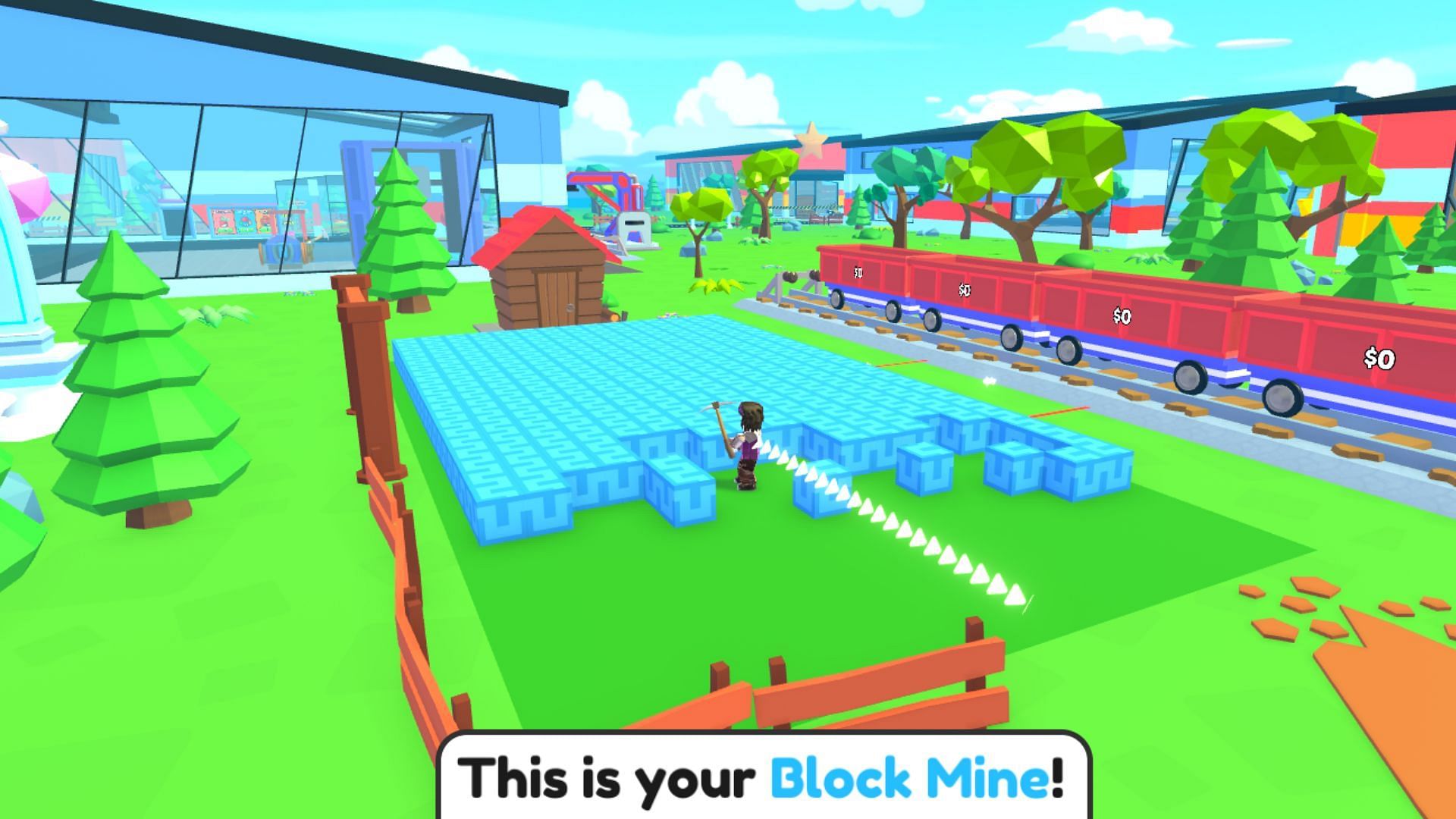 Own your Block Mine in Build a Factory (Image via Roblox)