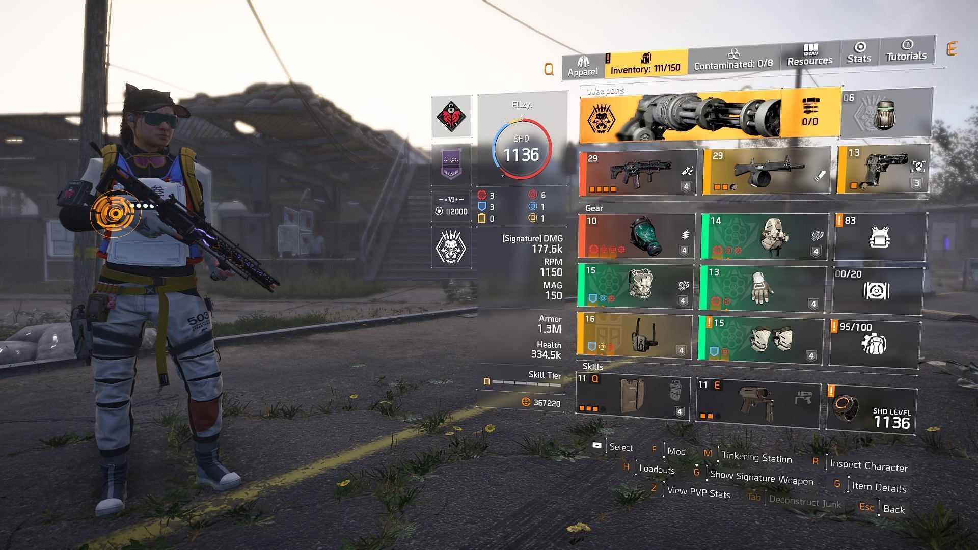 Striker-St. Elmo build is one of the top DPS builds for the open world in The Division 2 (Image via Ubisoft)