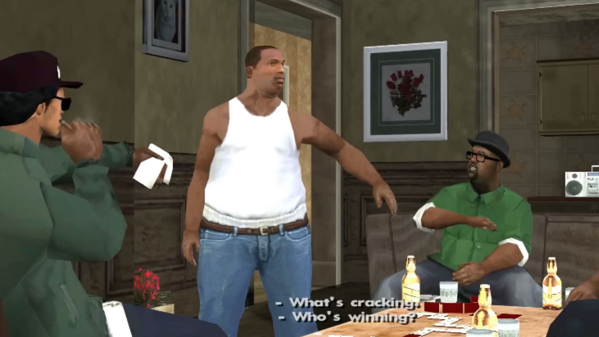 CJ's overweight character model (Image via YouTube/Stilefty)