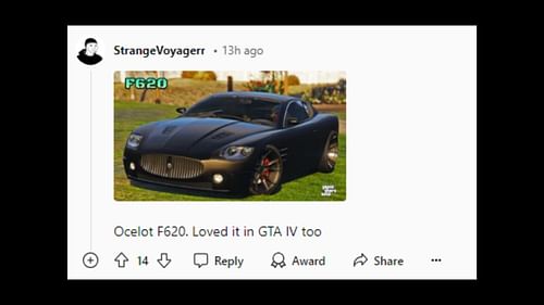 Fans name cheap cars they love 1/2 (Image via Reddit: u/StrangeVoyagerr)