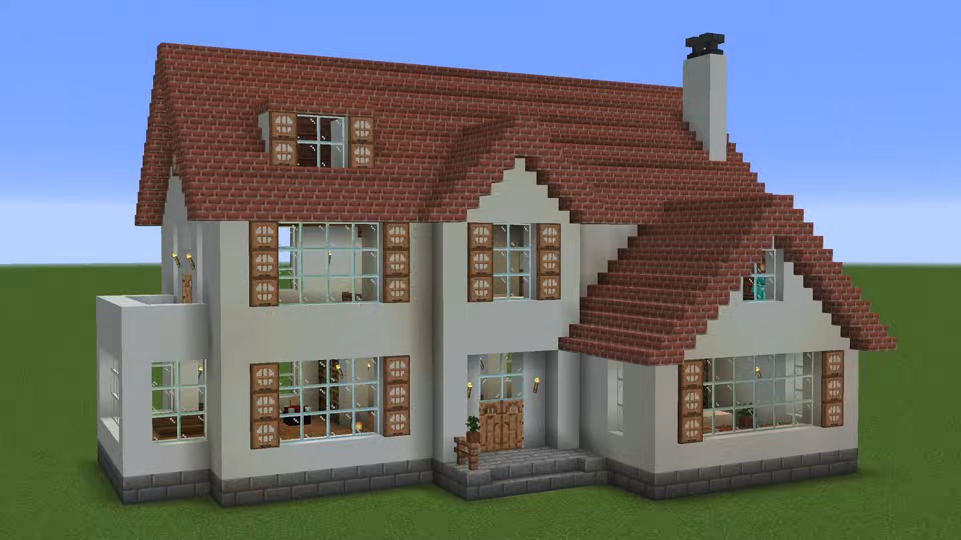 A suburban mansion (Image via YouTube/Shock Frost)