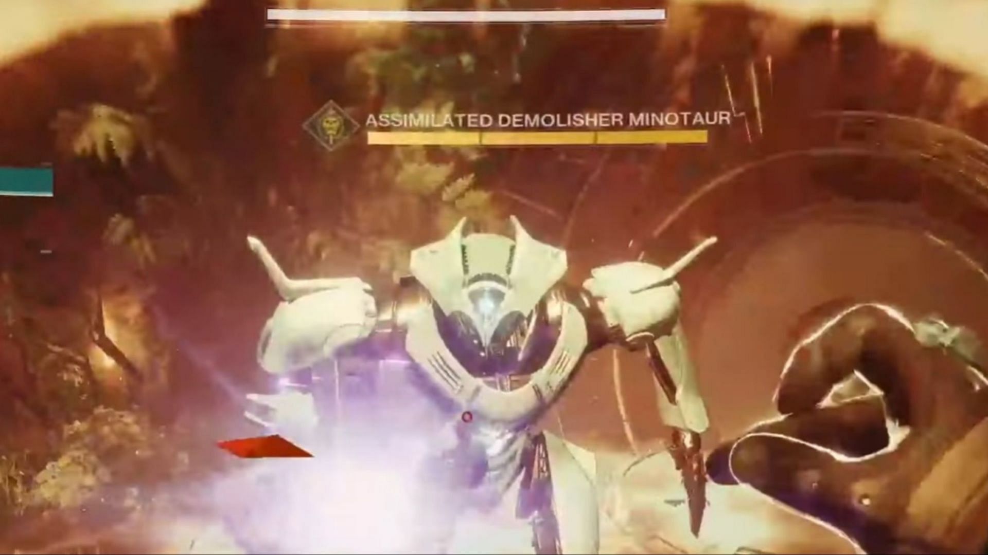 Assimilated Demolisher boss in Destiny 2 (Image via Bungie)