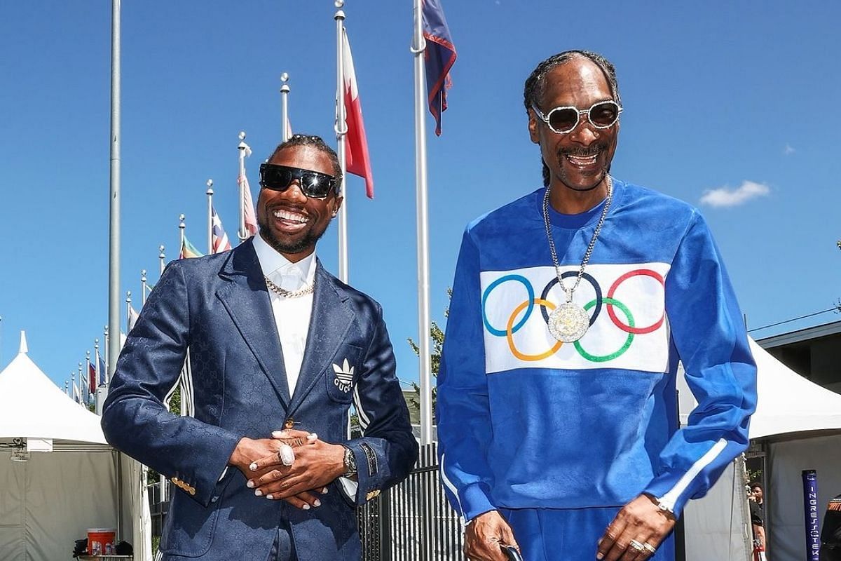 Noah Lyles and Snoop Dogg: Instagram @nojo18