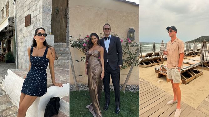 Alix Earle, Livvy Dunne hype Jared Goff's wife Christen Harper's vacation recap: "Hot mami"