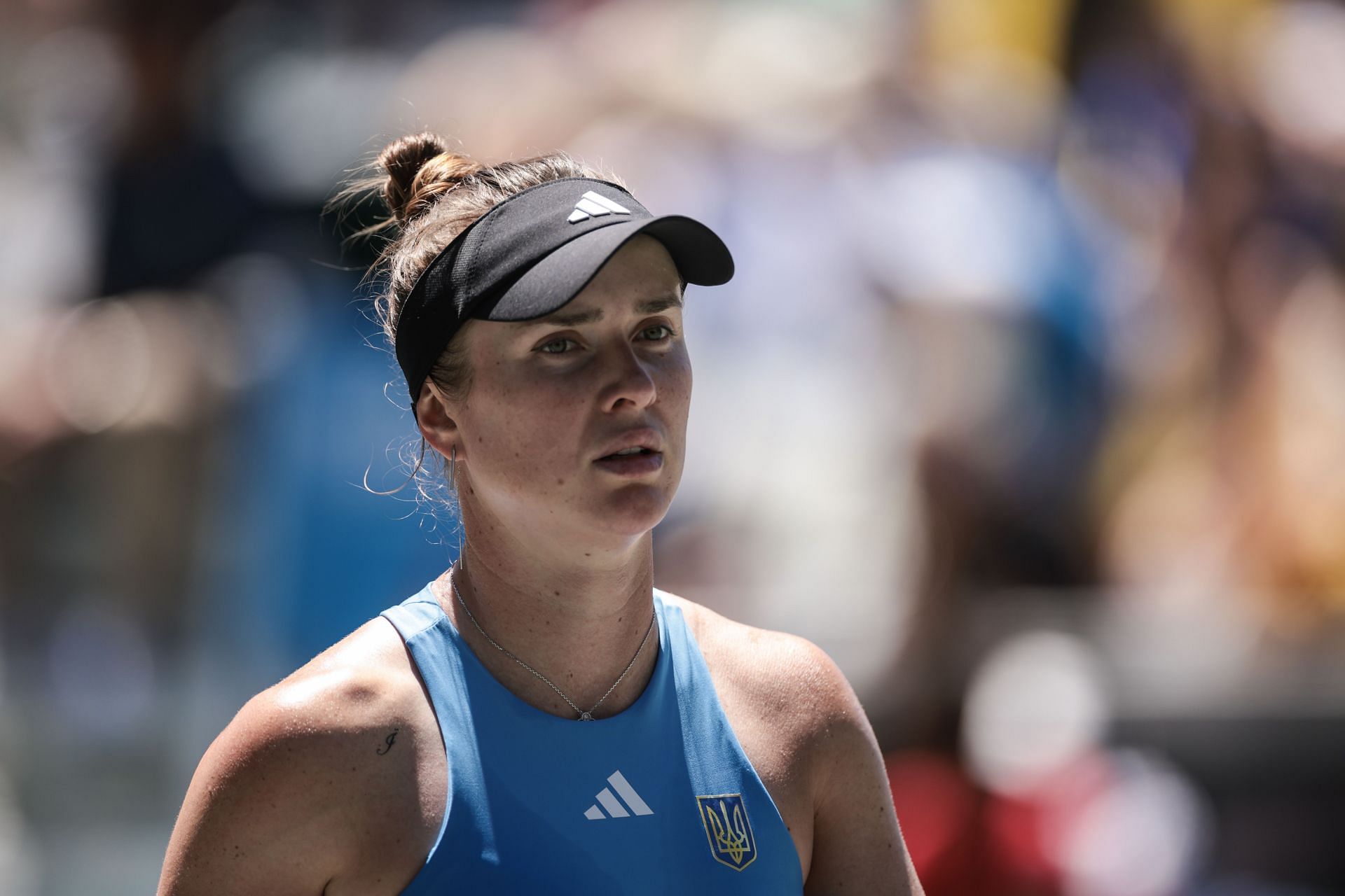 Elina Svitolina at the Billie Jean King Cup Qualifier between Ukraine and Romania (Source: GETTY)