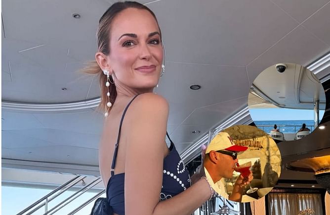 In pics: Jena Sims takes a luxury vacation with husband Brooks Koepka after he missed out on the Olympics