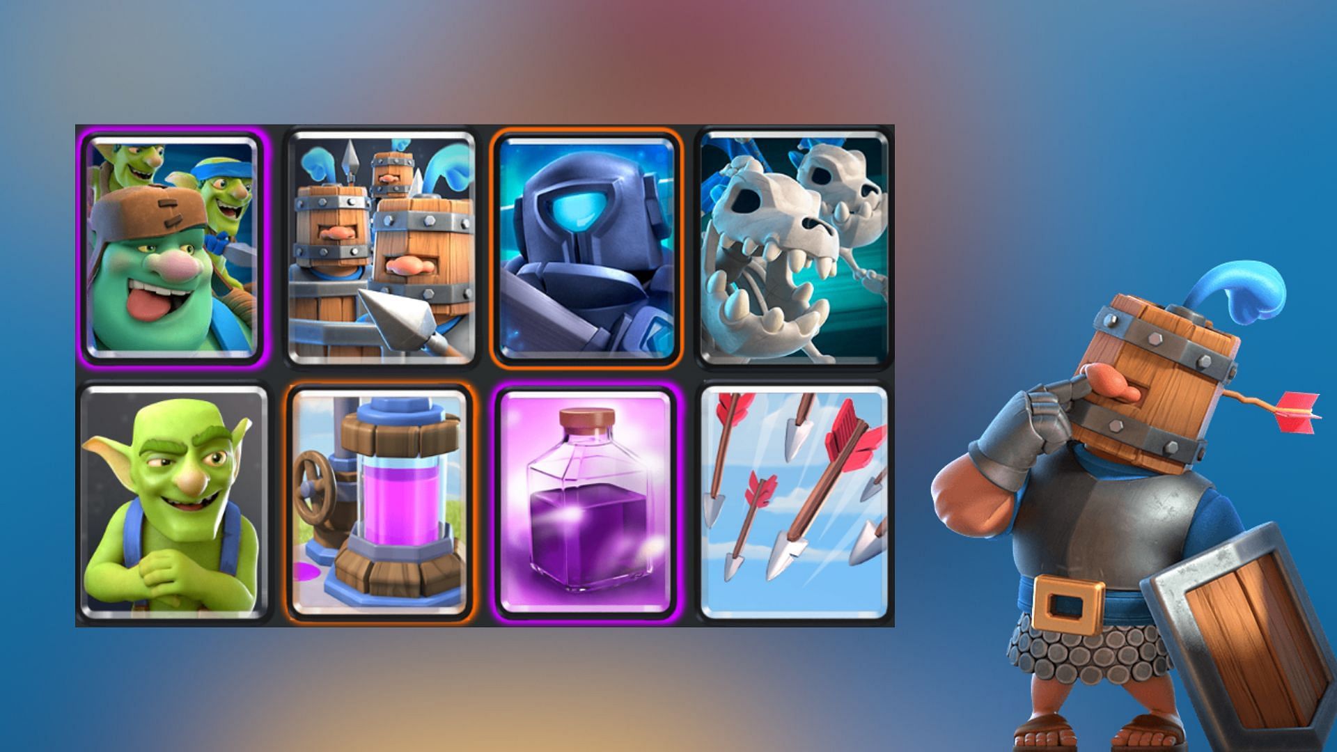 The Goblin Giant Recruits Rage deck in Clash Royale (Image via SuperCell)