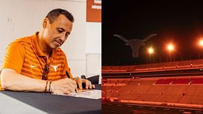 Texas HC Steve Sarkisian expresses excitement as the Longhorns officially join SEC: "This is pretty neat to see the energy"