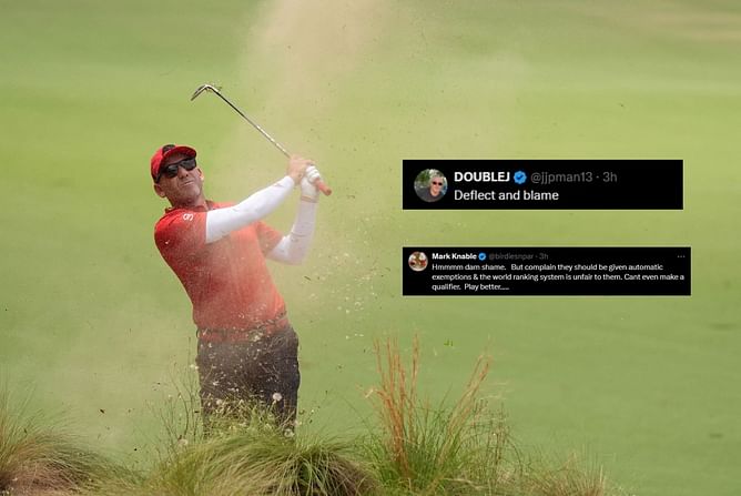 "Deflect and blame", "Play better"- Golf world reacts to Sergio Garcia calling out fans for failing to secure 2024 Open Championship spot