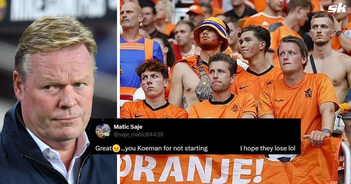 Netherlands fans unhappy with star