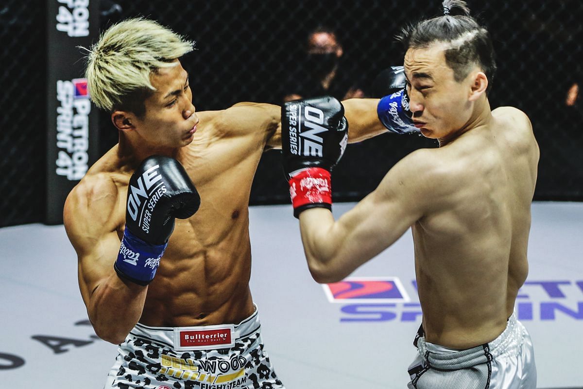 Taiki Naito fighting Wang Wenfeng | Image credit: ONE Championship