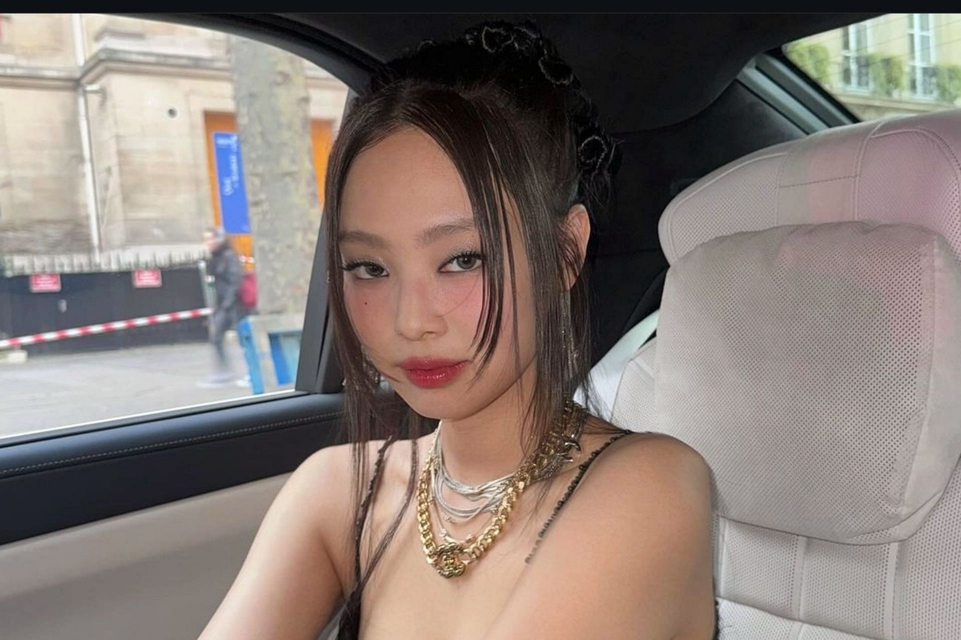 Fans react as BLACKPINK Jennie debuts a nose piercing at Chanel Coco Crush (Image via @jennierubyjane/Instagram)