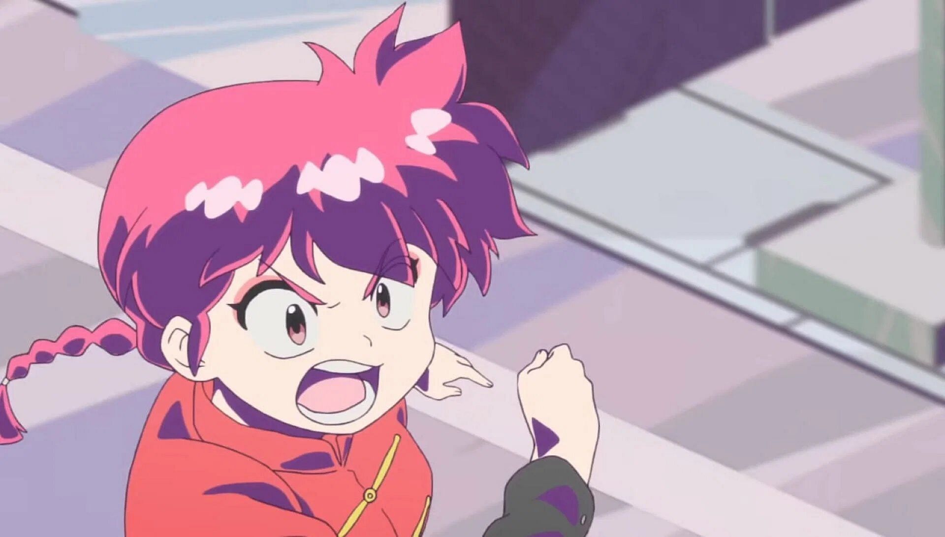 Female Ranma as seen in the new anime (Image via MAPPA).