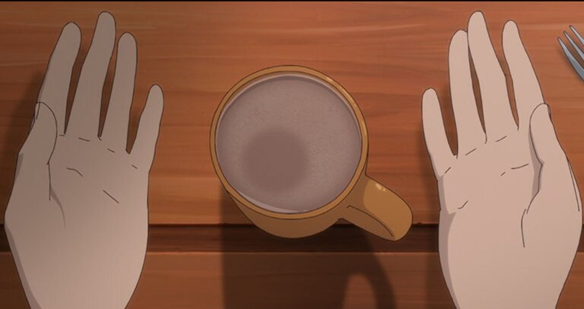 Kengo Doujima&#039;s delicious hot cocoa (Image via Lapin Track)