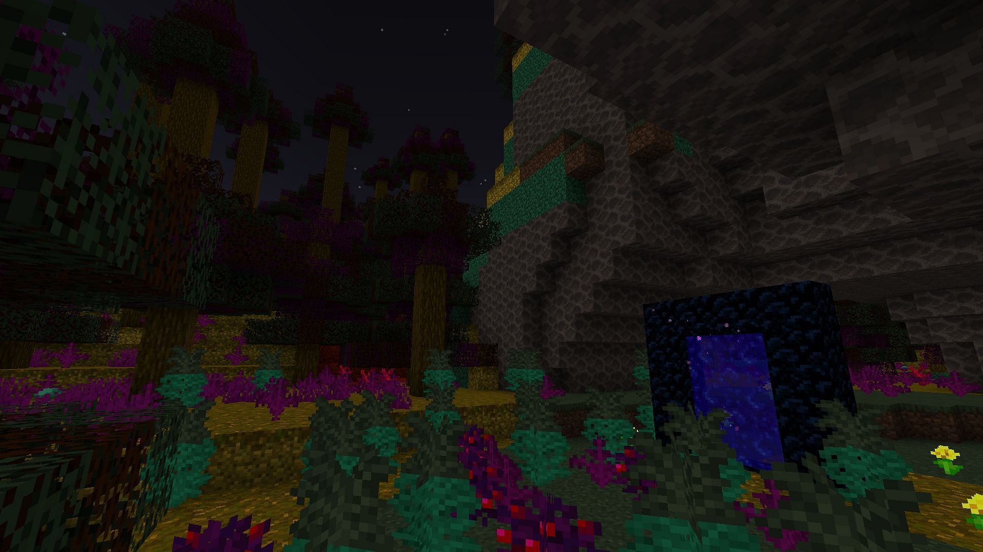 A colorful dimension from the Ultimate Content update (Image via Mojang)