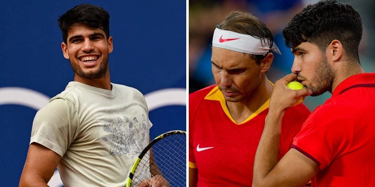 Carlos Alcaraz hilariously details Rafael Nadal experience during doubles (Image source: GETTY)