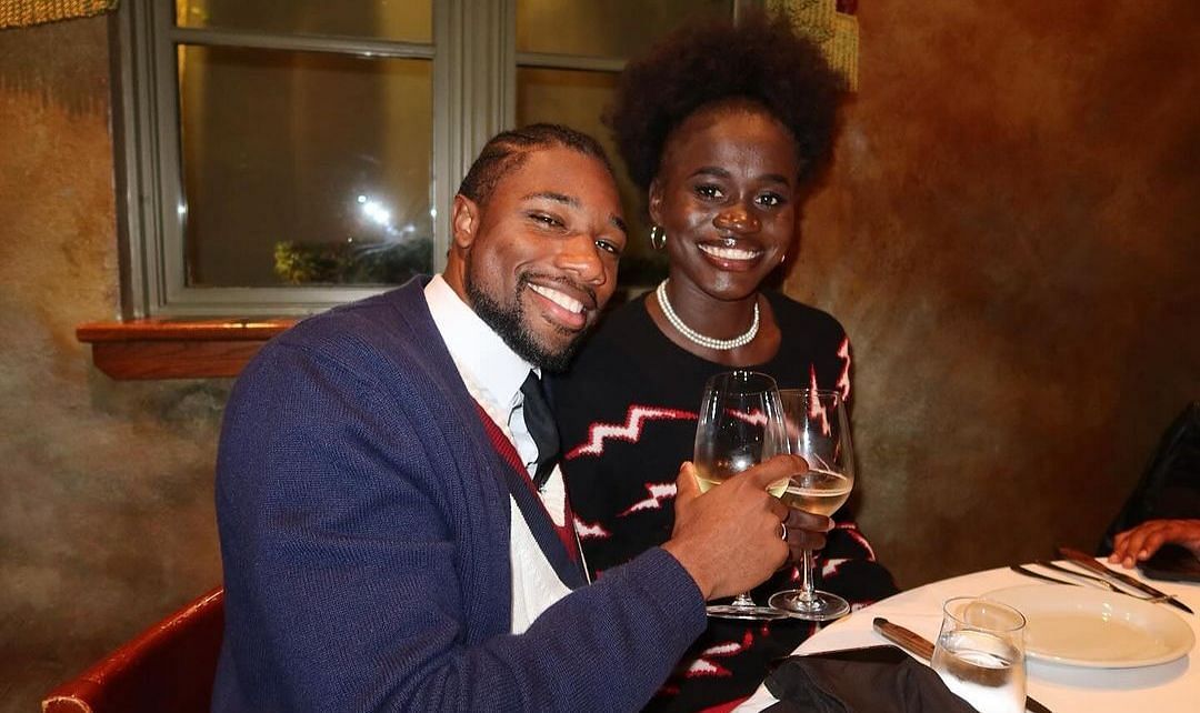 Noah Lyles and girlfriend Junelle Broomfield