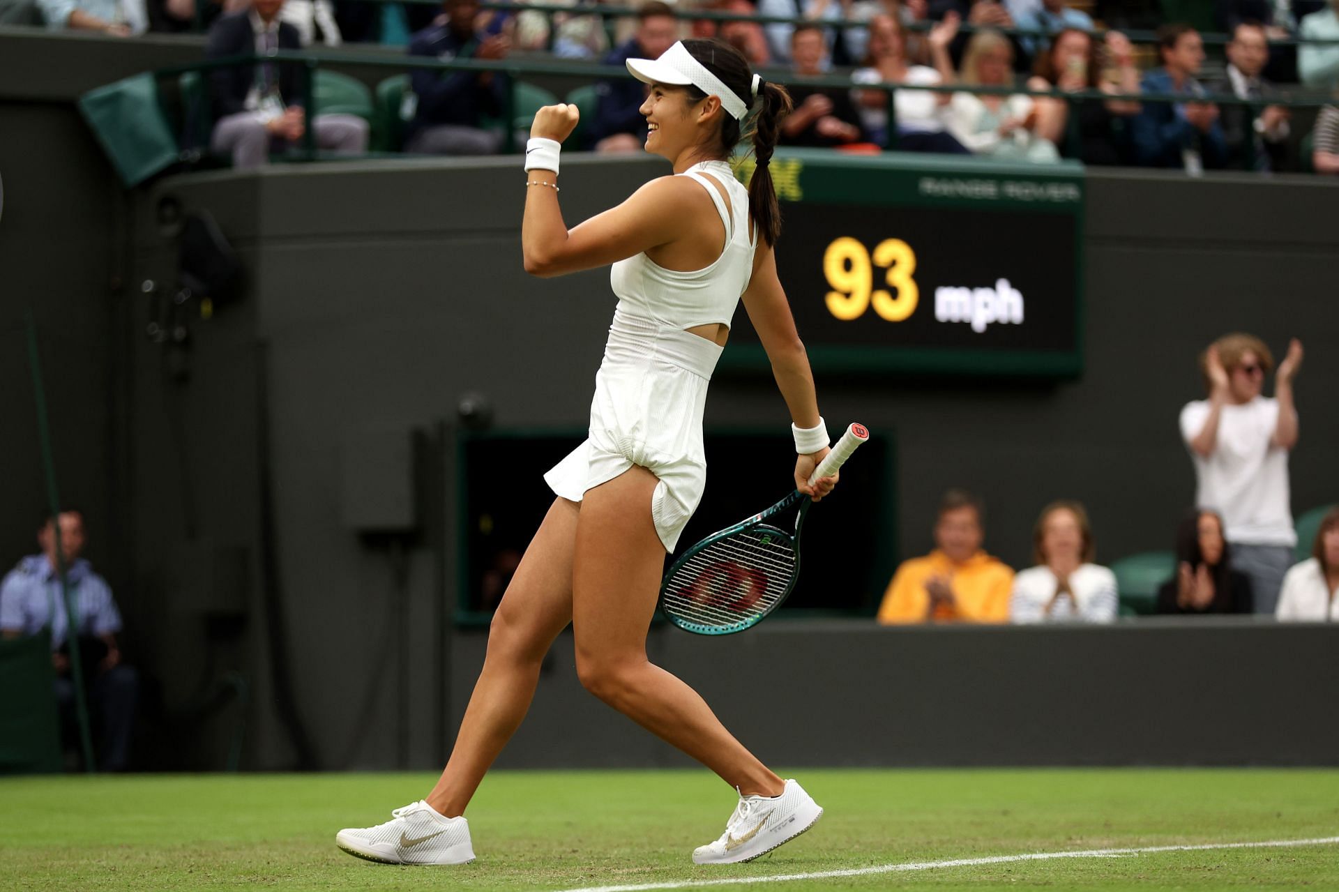 Raducanu at The Championships - Wimbledon 2024 (Source: GETTY)