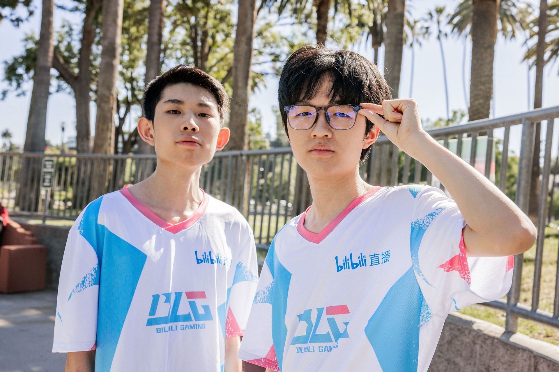 BLG Knight and yosemite at Valorant Champions 2023 (Image via Riot Games)