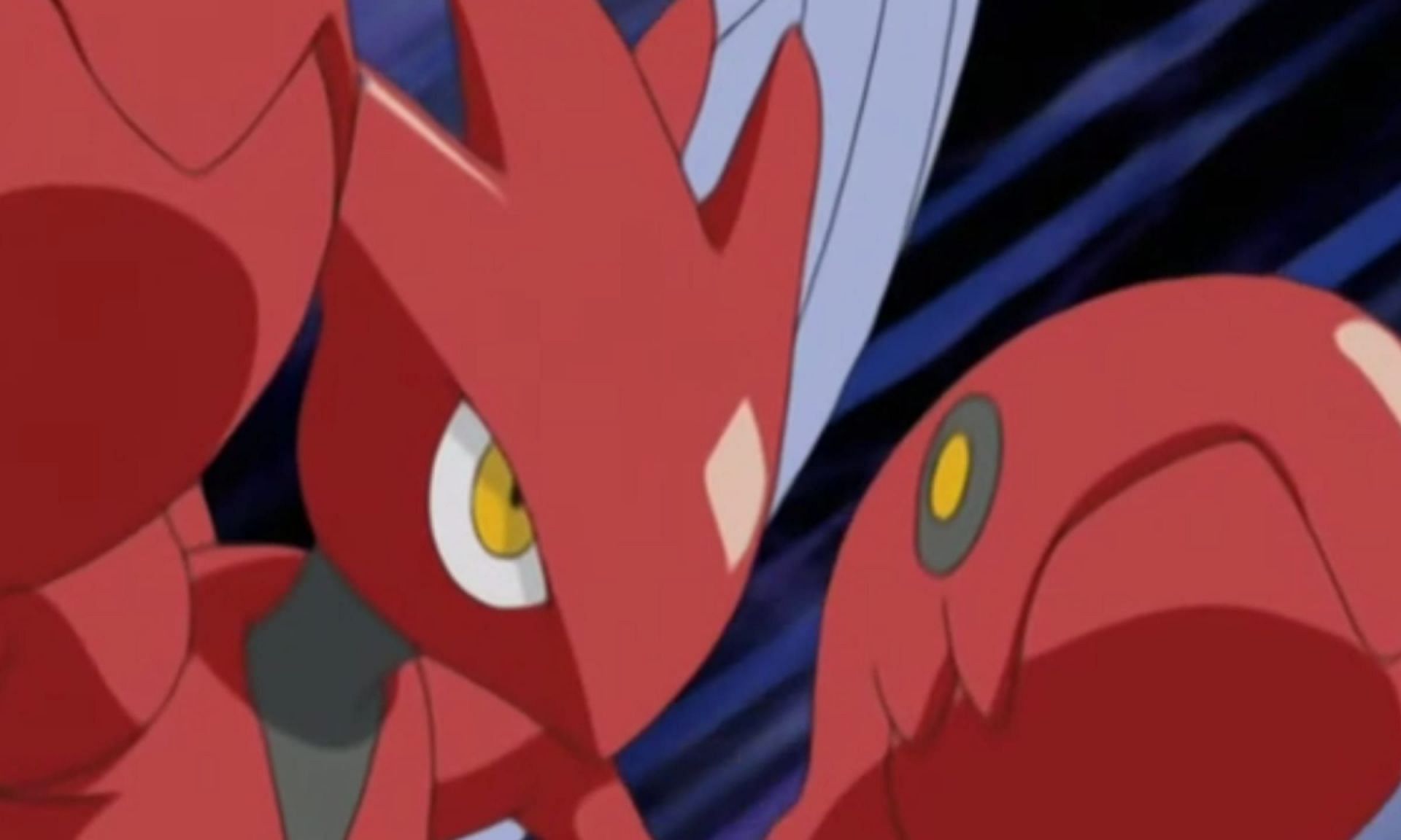 Scizor in the anime (Image via TPC)