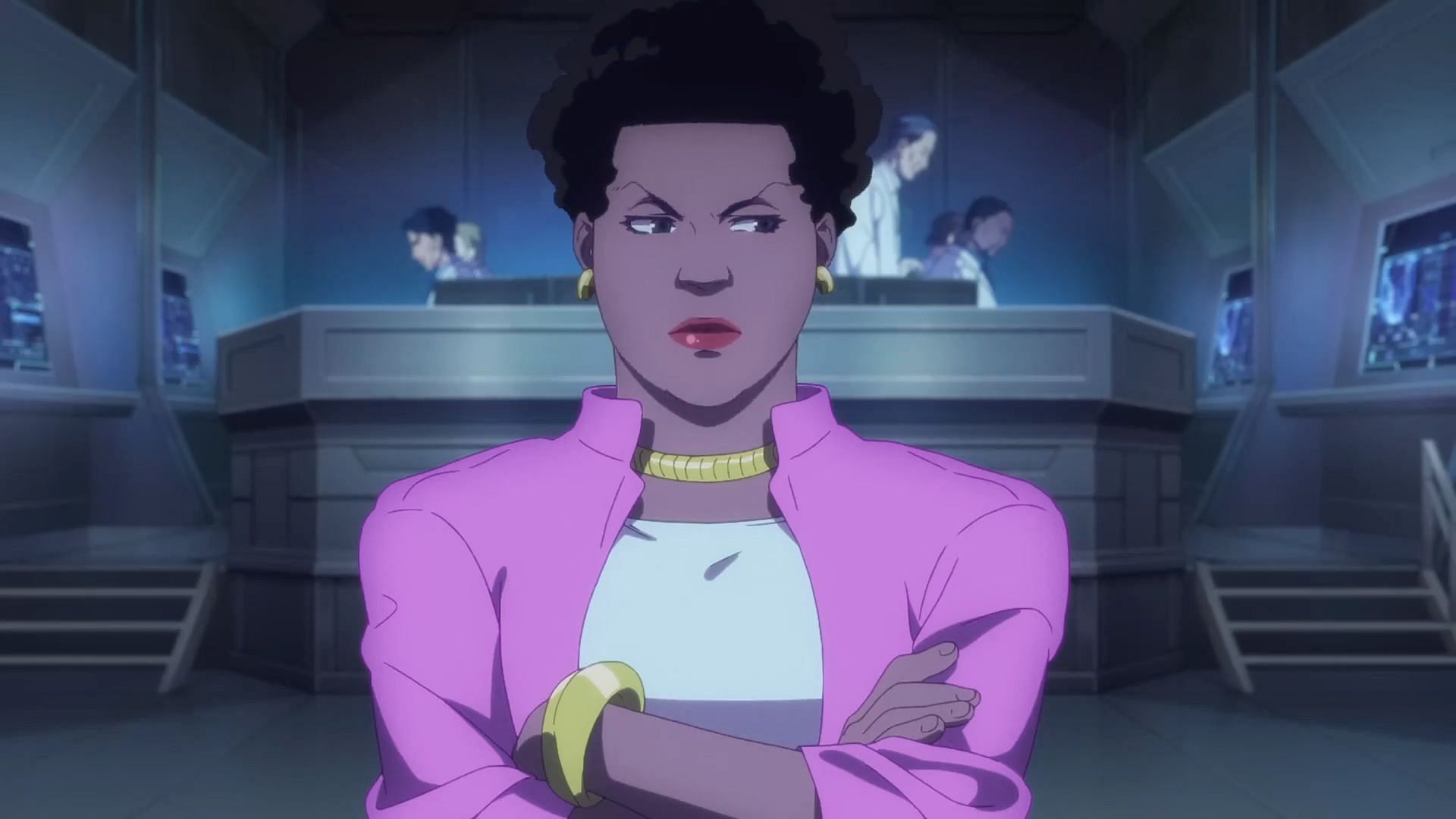 Amanda Waller and her A.R.G.U.S. Group are the anchor which currently weighs Suicide Squad Isekai down (Image via Wit Studios)