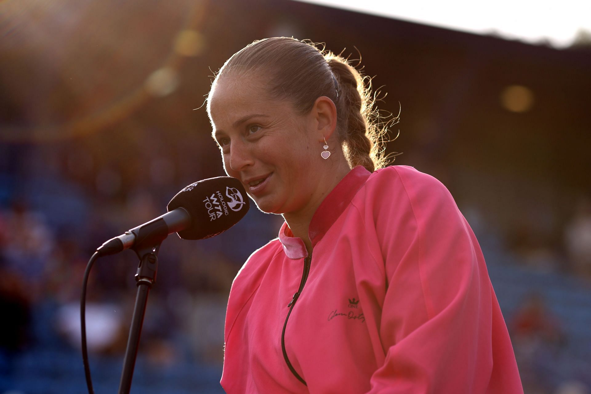 Jelena Ostapenko at the 2024 Rothesay International Eastbourne (Source: GETTY)